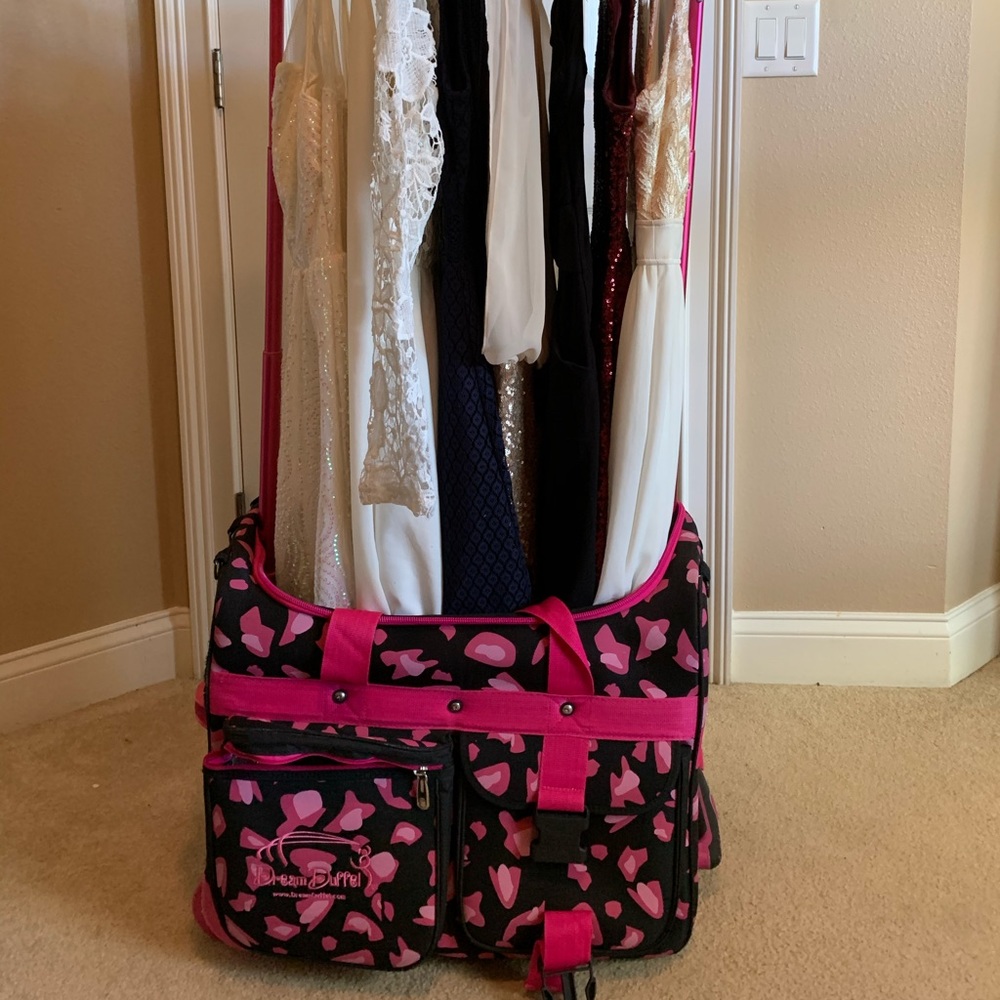 Small Pink Cheetah Dream Duffel